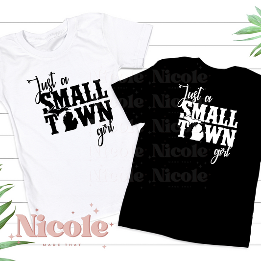 Just a Small Town Girl - Michigan Adult Unisex T-Shirt