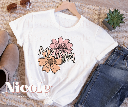 MAMA Unisex T-Shirt in White